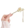 Chinese-style and trendy Hanfu, ancient-style hairpins, high-end look, tassel, step swaying, ancient-style hairpins, cheongsam, new Chinese-style, back of the head, updo hair accessories Application Scenario